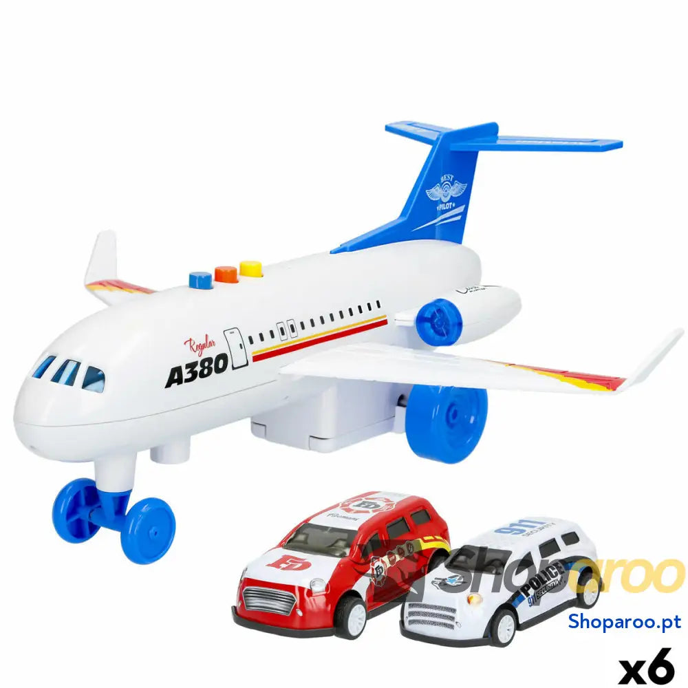 Avião 28 x 10 26 cm (6 Unidades)