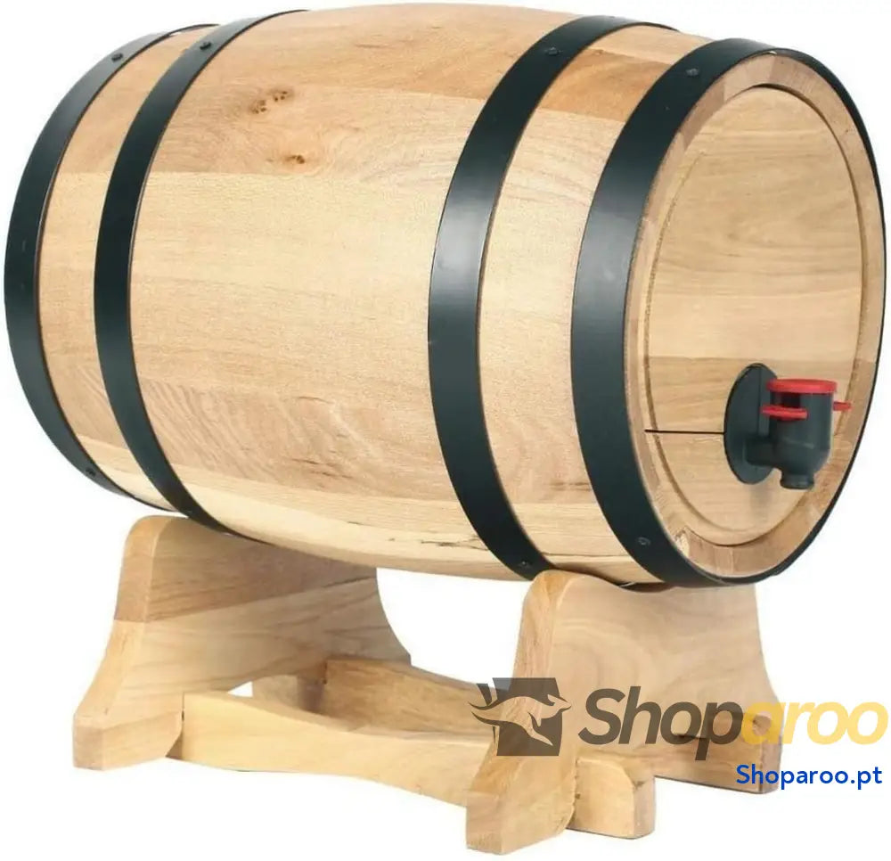 Avilia Barril de vinho chão: dispensador barris madeira 5,5L Estilo único Barris para decoração Cor natural e elegante