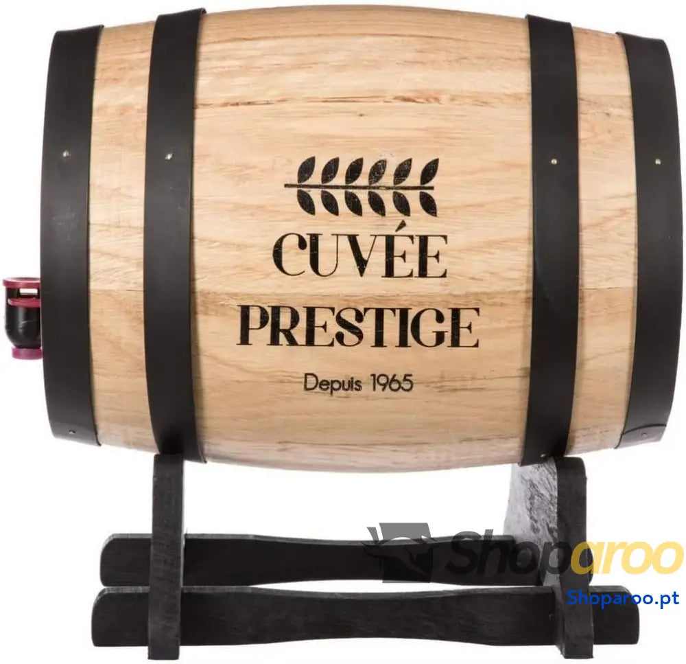 Avilia Barril de vinho chão: dispensador barris madeira 5,5L Estilo único Barris para decoração Cor natural e elegante