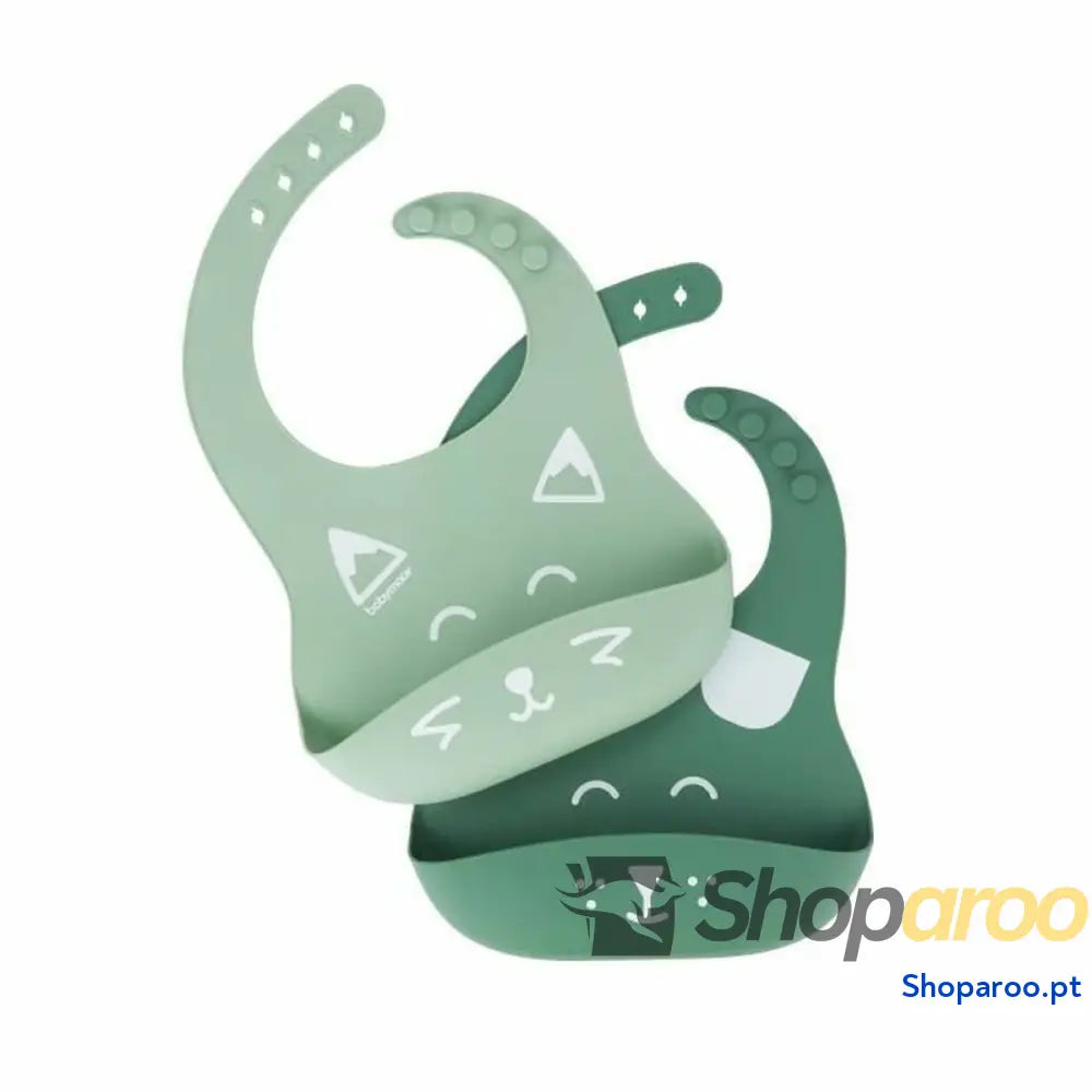 Babete Babymoov A007608 Verde Silicone (2 Unidades)