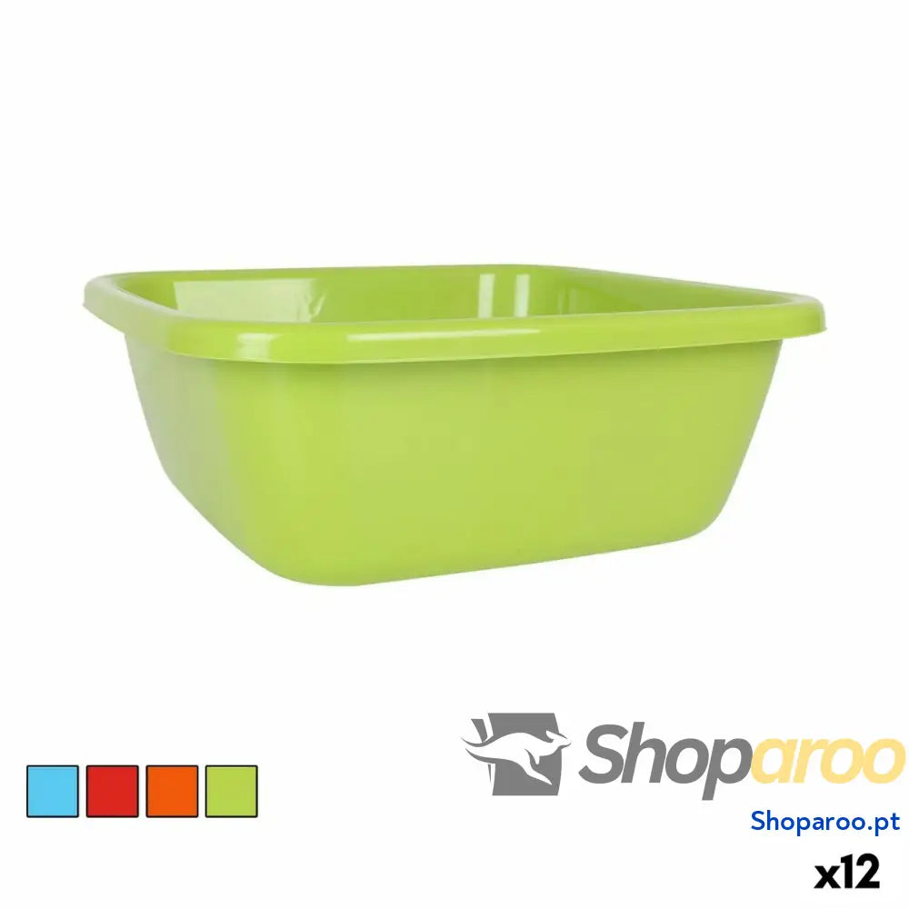 Bacia Dem Colors 15 L 38 x 38 x 15 cm (12 Unidades)