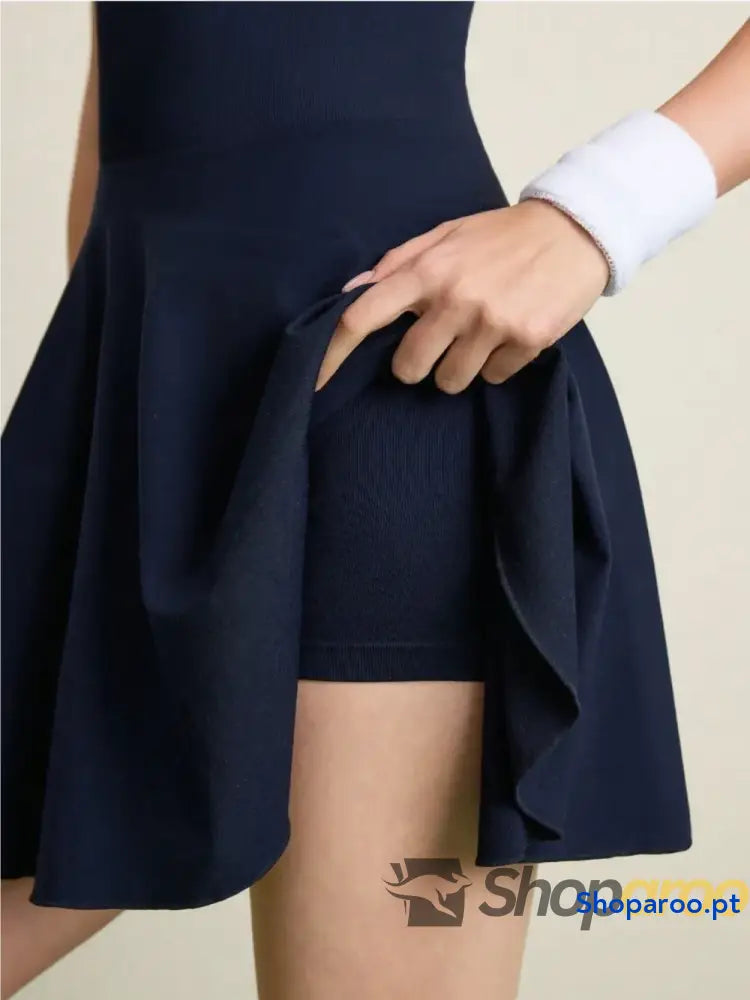 Backless Halter Neck Active Dress