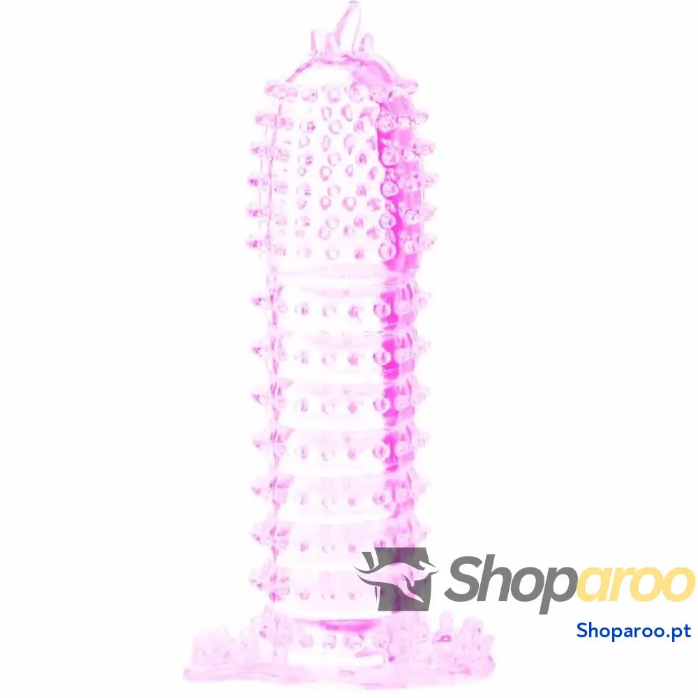 BAILE - BAINHA PARA PÉNIS COM PONTOS ESTIMULANTES ROSA 14 CM