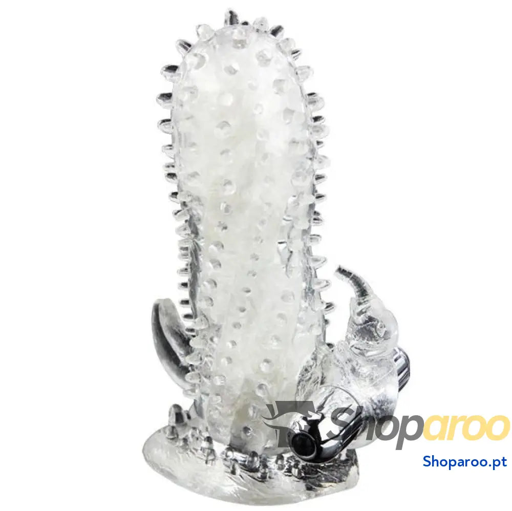 BAILE - BRAVE MAN COELHO VIBRADOR EXTENSO DE PÉNIS