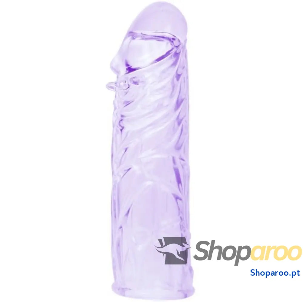 BAILE - CAPA LILAC PARA O PÉNIS EM SILICONE ADAPTVEL 13 CM