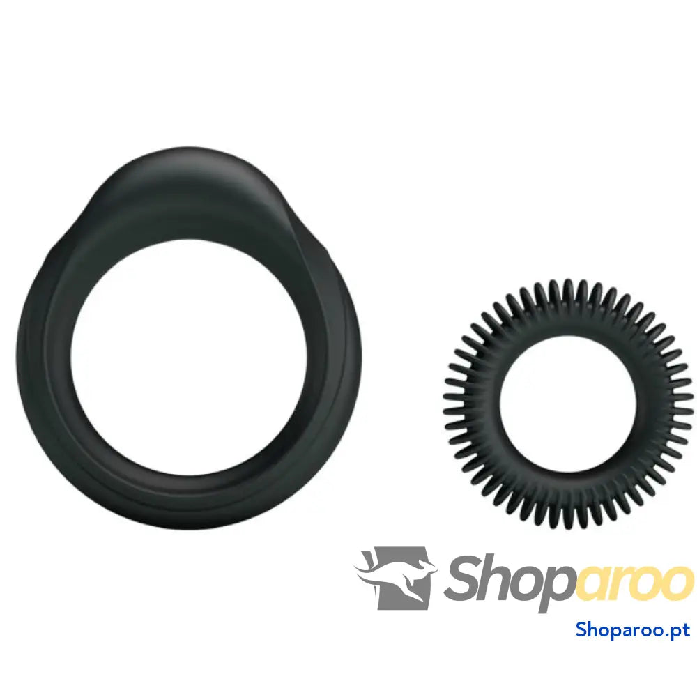 BAILE - KIT 2 ANÉIS DE SILICONE ANEL MASCULINO