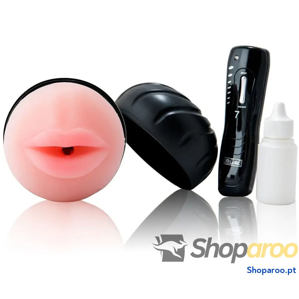 BAILE - MASTURBADOR BOCA COM VIBRADOR 7 RITMOS