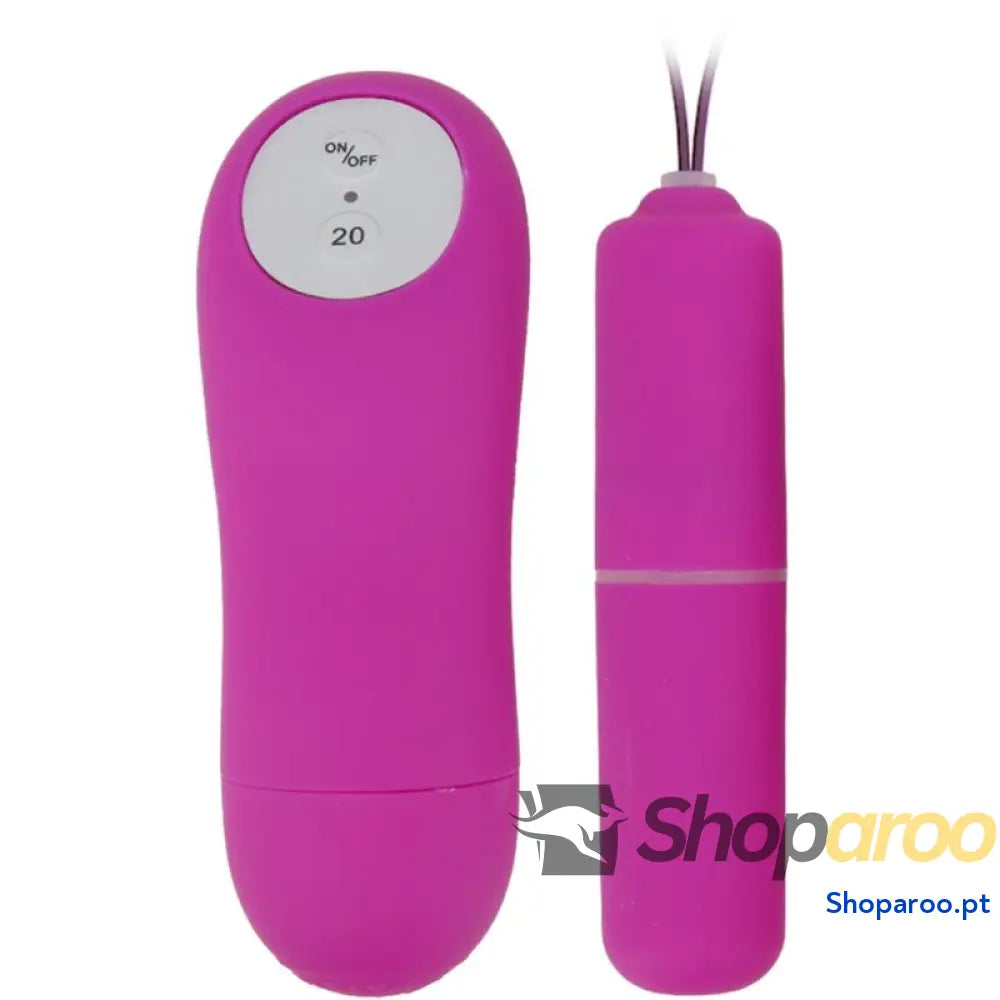 BAILE - TANGA COM BALA VIBRANTE E CONTROLE ROXO