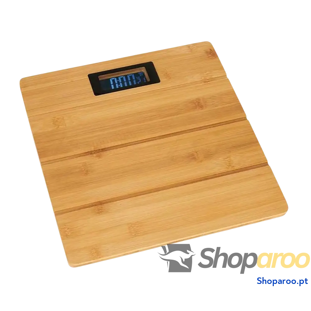 Balança digital para casa de banho Berilo CN-B3315C Castanho Bambu 150 kg