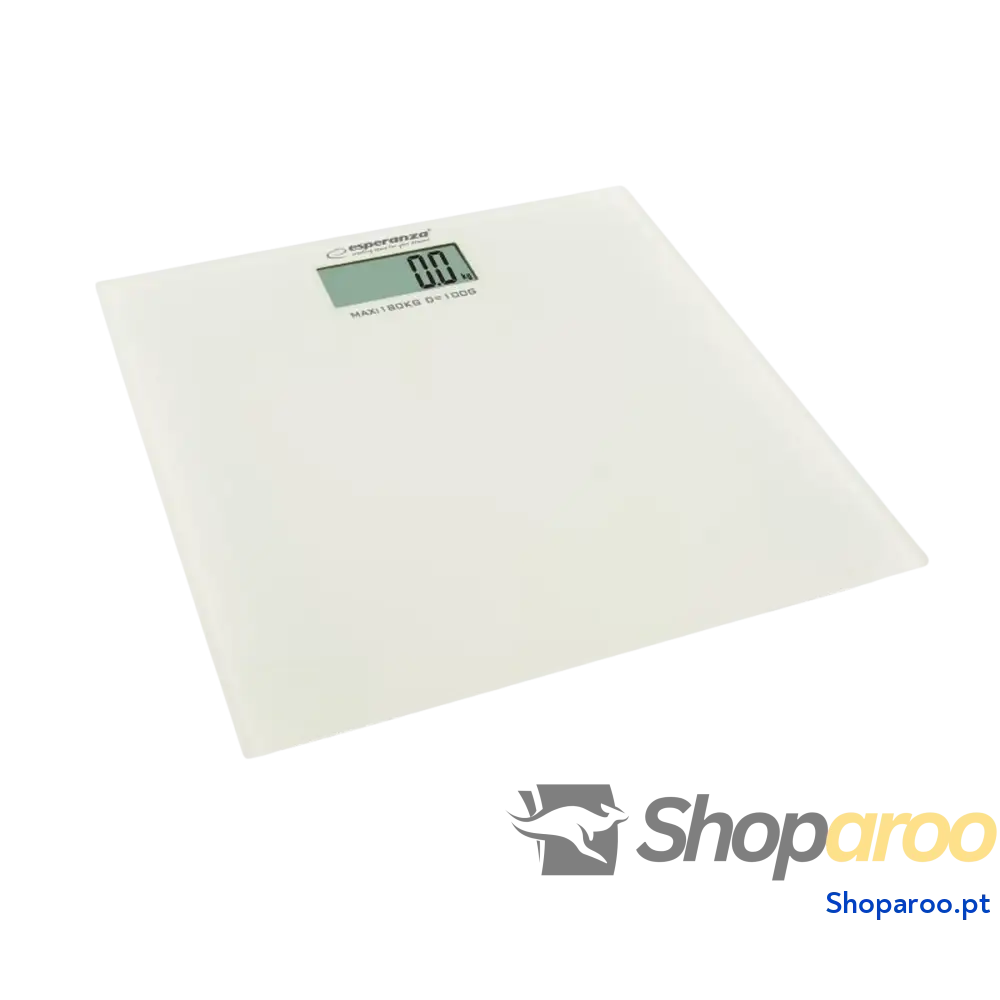Balança digital para casa de banho Esperanza EBS002W Branco Vidro