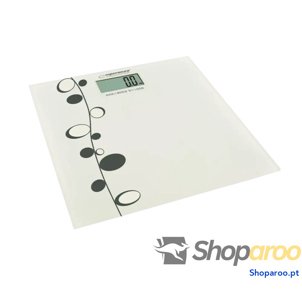 Balança digital para casa de banho Esperanza EBS005 Branco Vidro