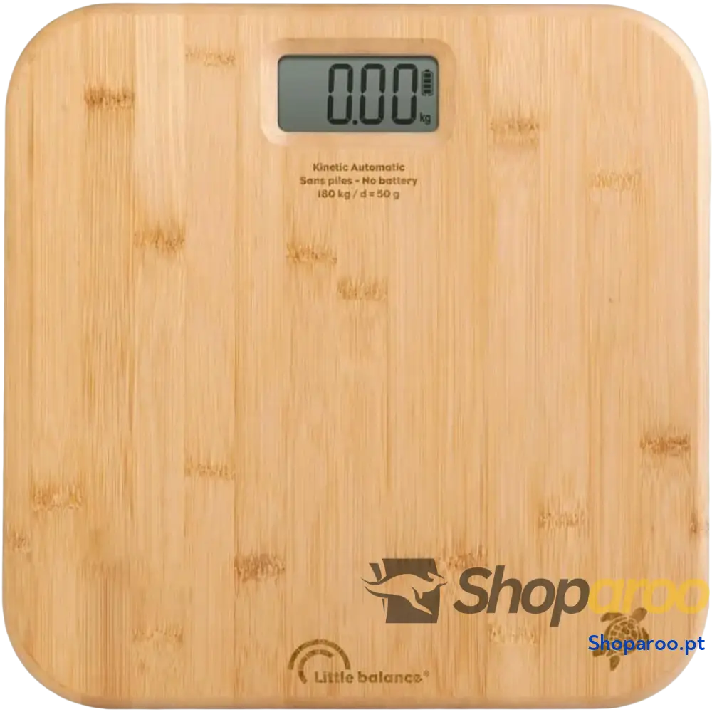 Balança digital para casa de banho Little Balance Automática Kinetic Bambu