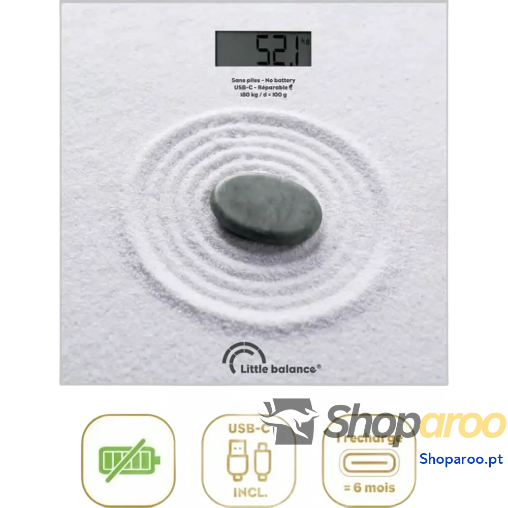 Balança digital para casa de banho Little Balance Zen
