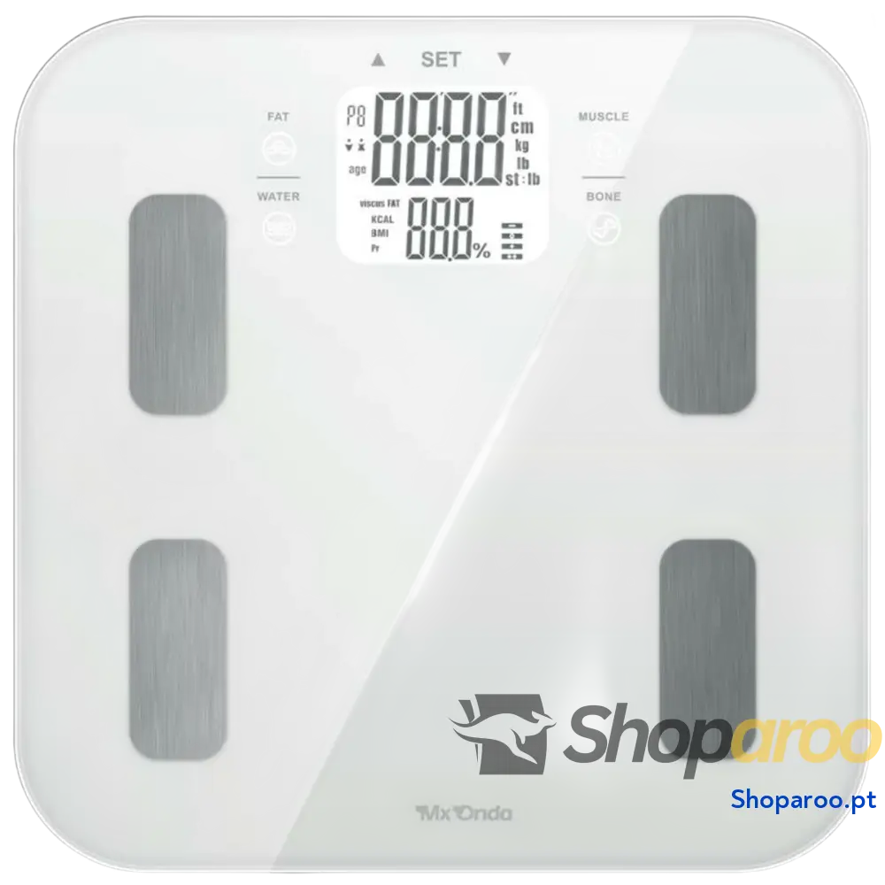 Balança digital para casa de banho Mx Onda MXPB2470 Cinzento