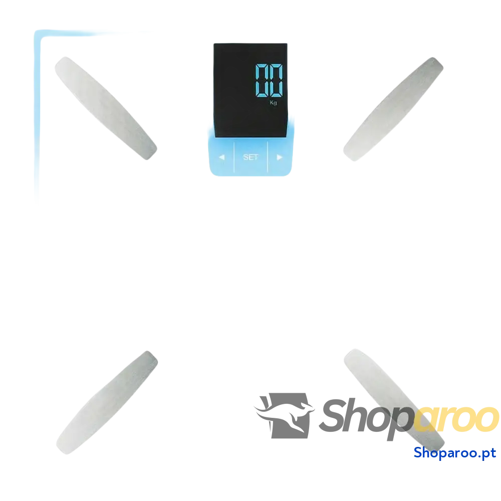 Balança Inteligente LongFit Care Multifunção Branco (2 Unidades)