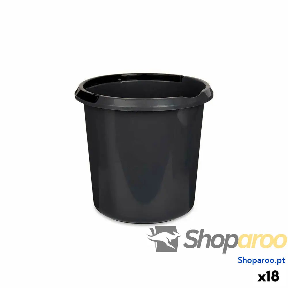 Balde com pega Cinzento Antracite 10 L (18 Unidades)