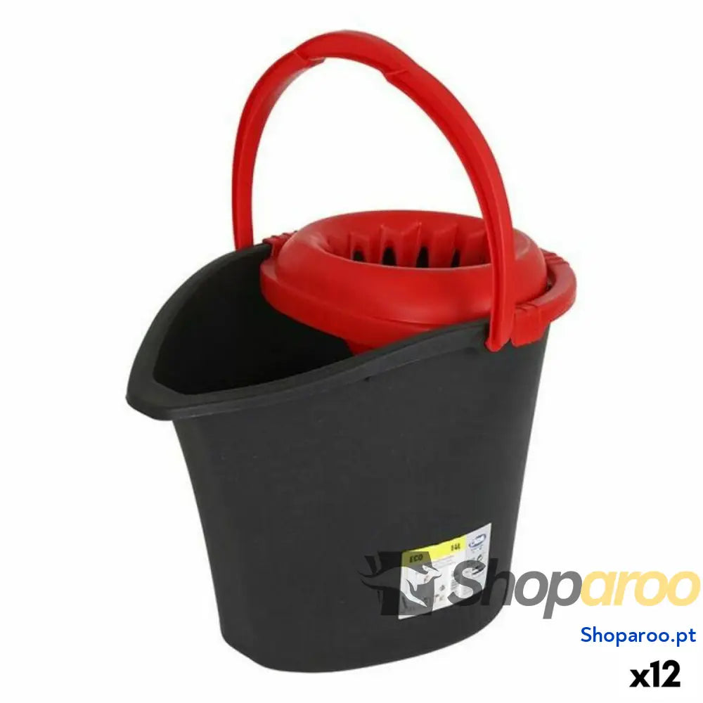 Balde de Limpeza Dem Eco Escorredor 39 x 30 32 cm (12 Unidades) (14 L)