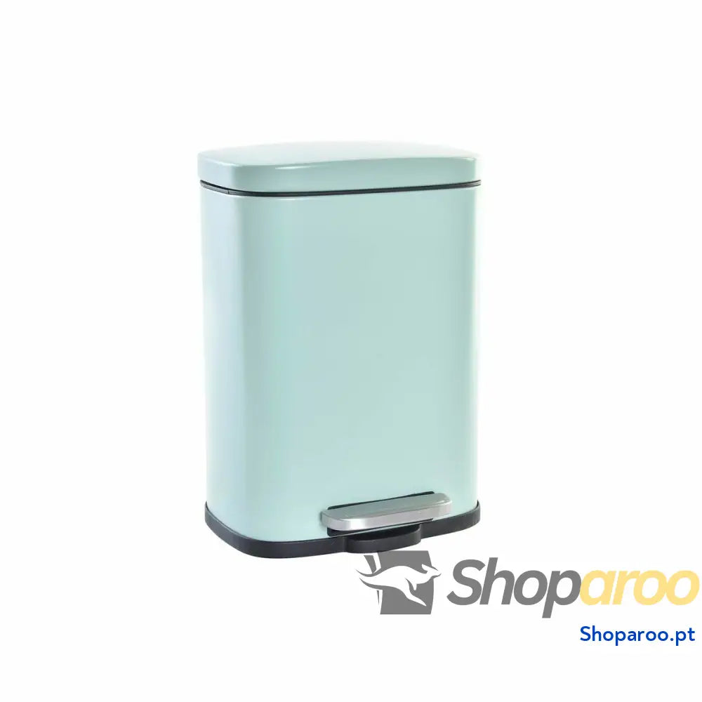Balde de Lixo DKD Home Decor Menta Mate 21 x 15 x 29,5 cm Metal 5 L Básico