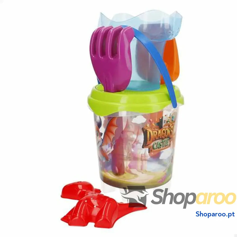 Balde de Praia Aktive 18 cm Dragão