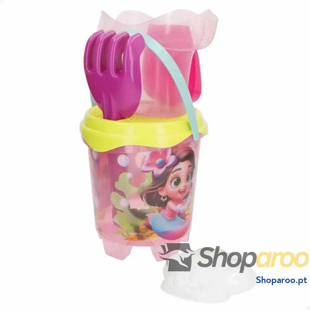 Balde de Praia Aktive 18 cm Sereia