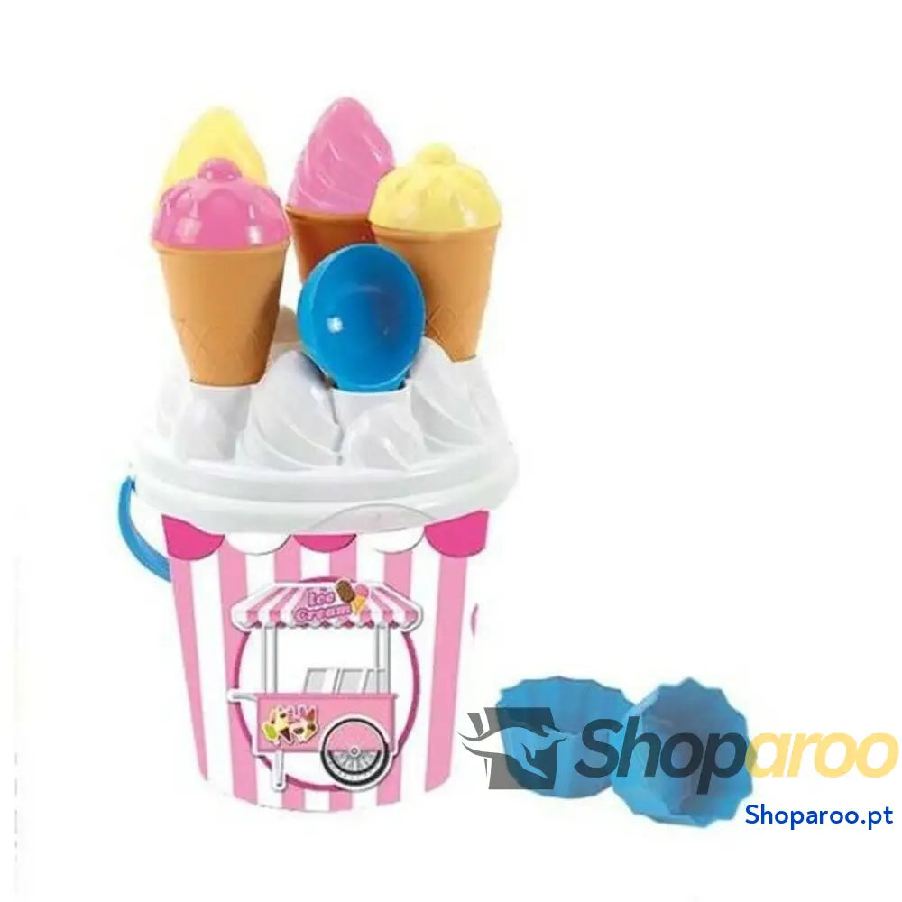 Balde de Praia Ice Cream AVC 18,5 x 15,5 cm