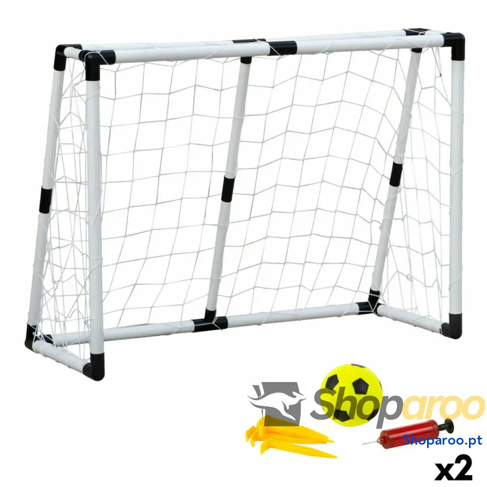 Baliza de Futebol Colorbaby 131 x 101 x 59 cm (2 Unidades)