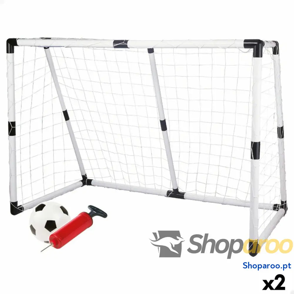 Baliza de Futebol Colorbaby 190 x 132 x 90 cm (2 Unidades)
