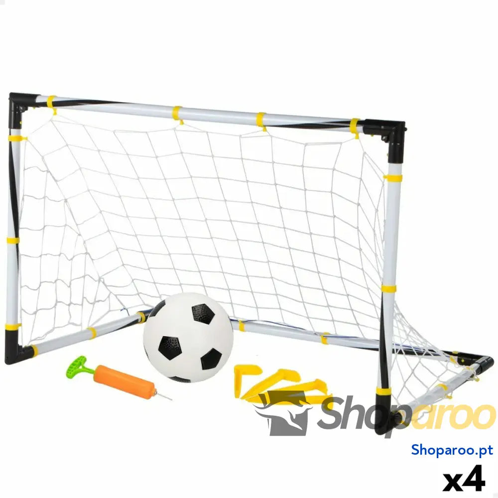 Baliza de Futebol Colorbaby 90 x 59 x 59 cm Dobrável (4 Unidades)