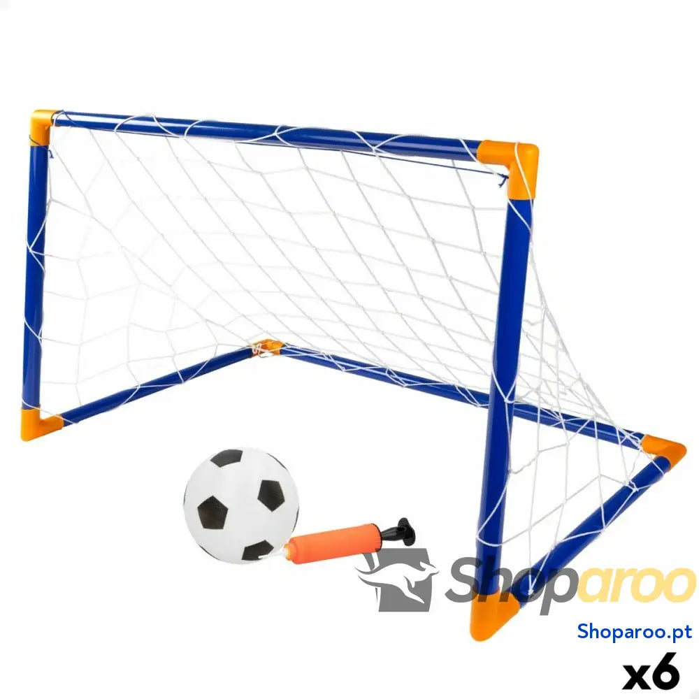 Baliza de Futebol Colorbaby 92 x 63 x 55 cm (6 Unidades)