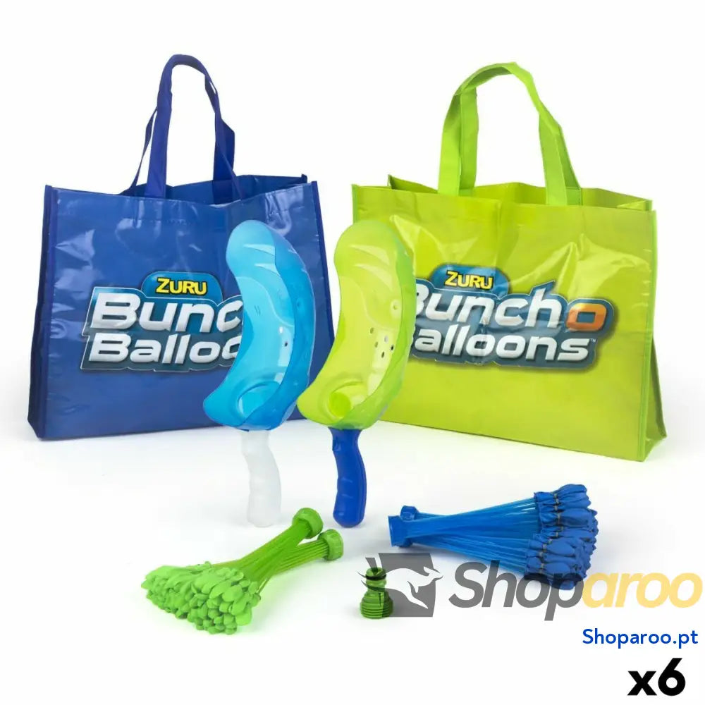 Balões de Água Zuru Bunch O Balloons Lançador 2 Jogadores 6 Unidades