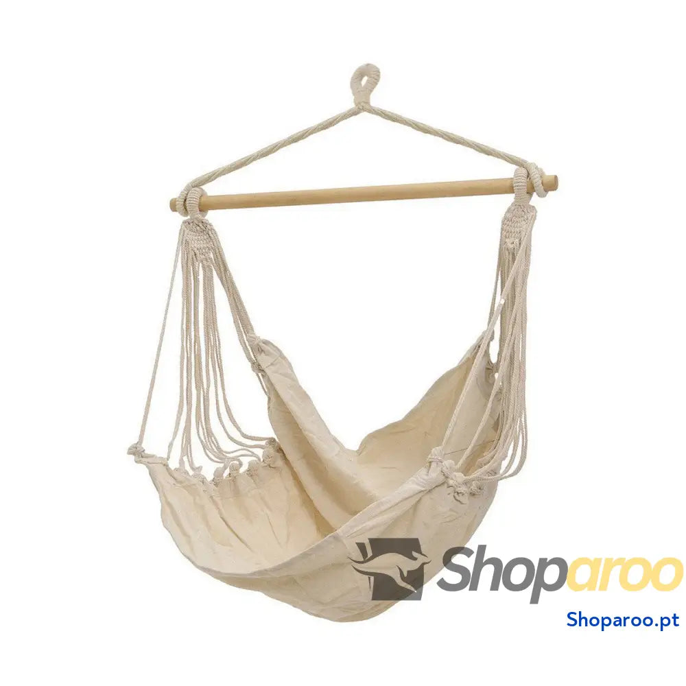 Baloiço EDM Borneo Branco 100 x 130 cm Madeira