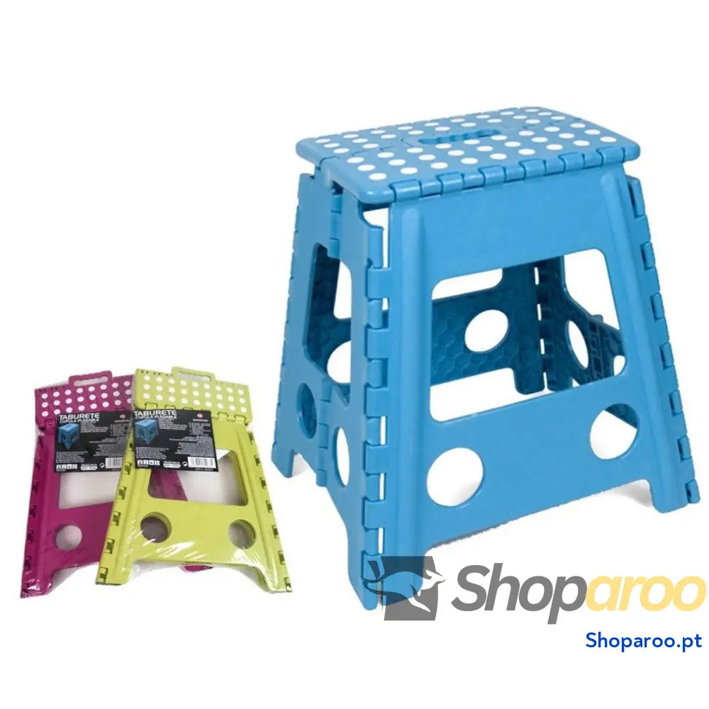 Banco Dobrável Bensontools 80 kg Multicolor Polipropileno 23 x 19 cm