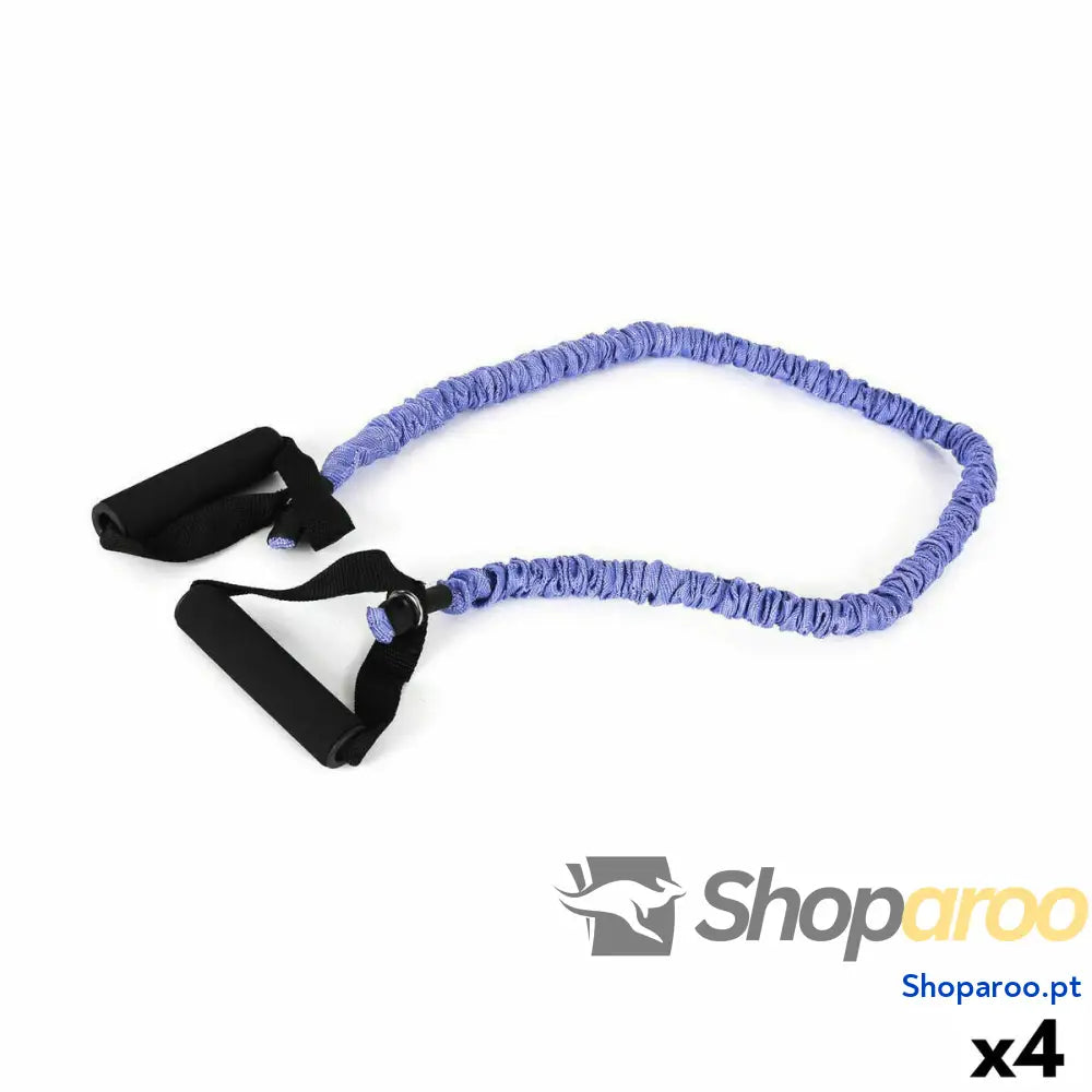 Banda elástica de resistência LongFit Sport F2 Azul (4 Unidades)