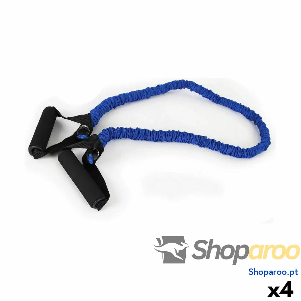 Banda elástica de resistência LongFit Sport F3 Azul (4 Unidades)