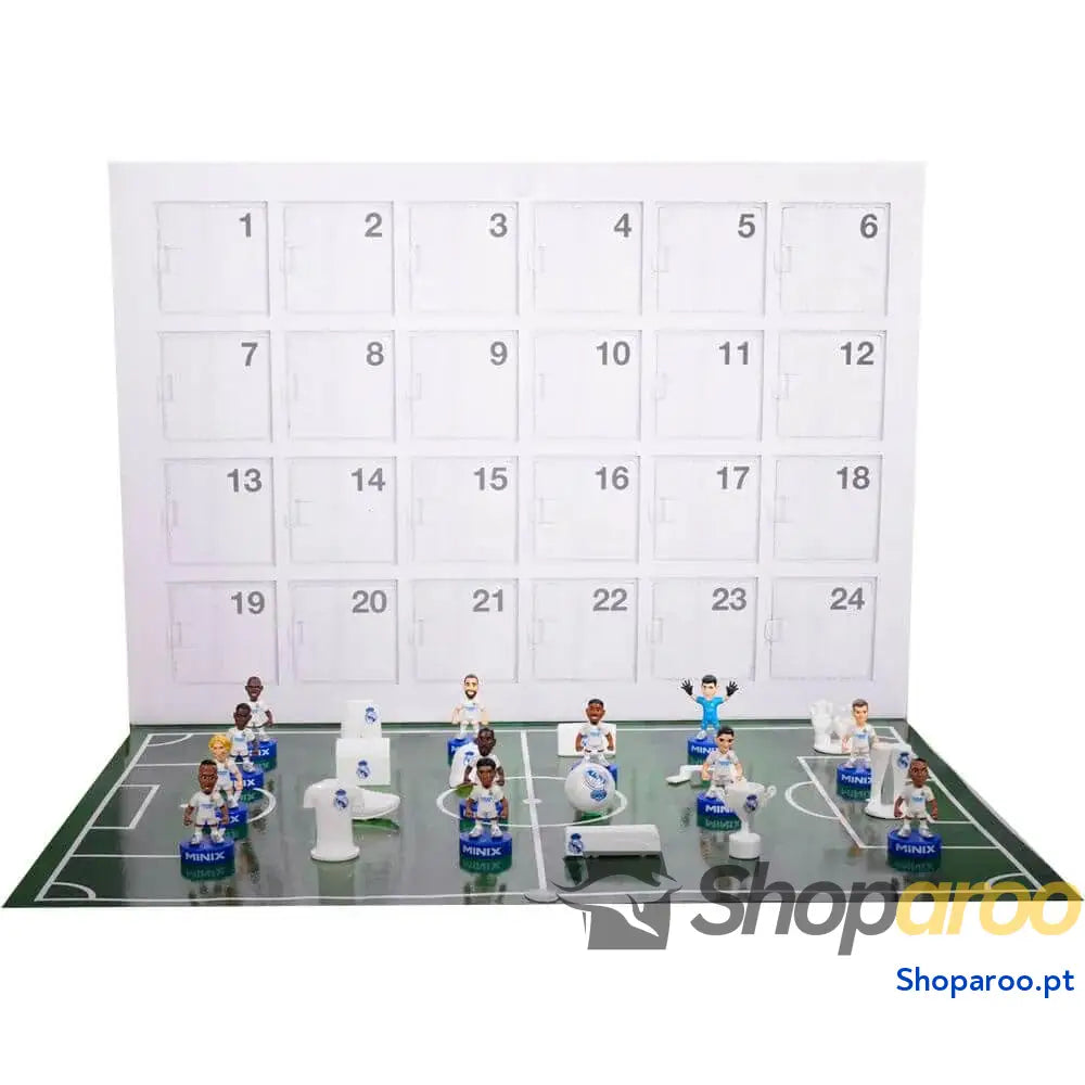 BANDAI Minix Collectible Figurines jogo de futebol Real Madrid com 5 jogadores recria os melhores momentos ideia