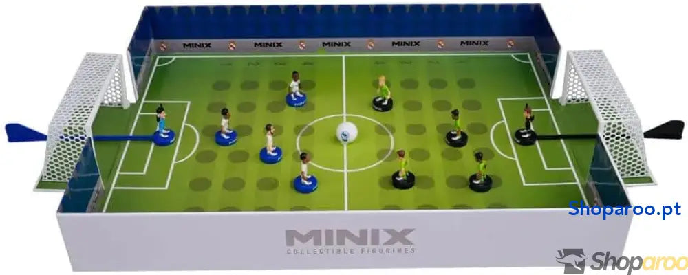 BANDAI Minix Collectible Figurines jogo de futebol Real Madrid com 5 jogadores recria os melhores momentos ideia