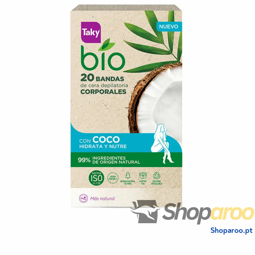 Bandas Depilatórias Corporais Taky BIO COCO