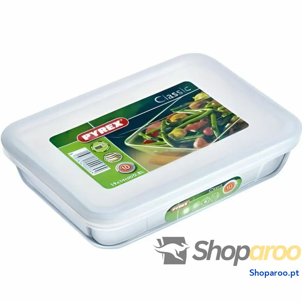 Bandeja com tampa Pyrex 241P000/5016 Branco Transparente 800 ml
