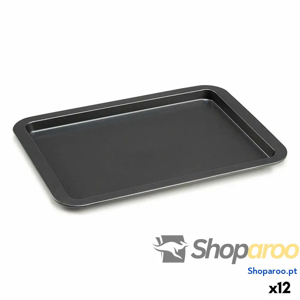 Bandeja para Forno Kinvara CK56483 49 Cinzento Metal 48 x 3 33,5 cm (12 Unidades)