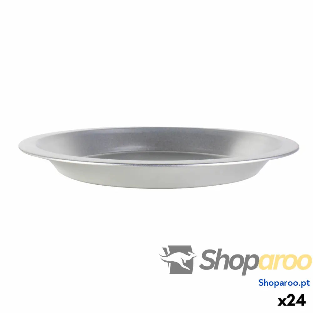 Bandeja para Forno Prateado 25 x 2,5 cm (24 Unidades)