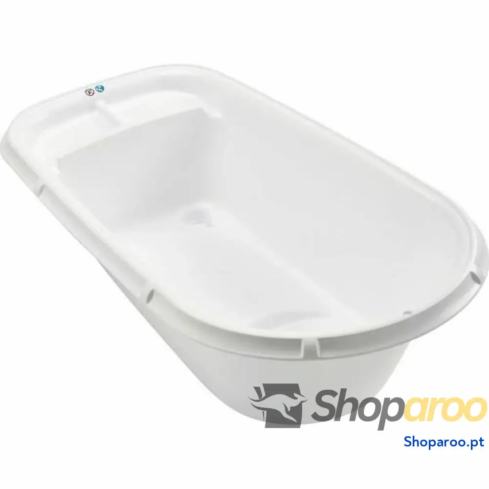 Banheira ThermoBaby Luxury  White Lilly Branco 44,5 x 26 x 86 cm