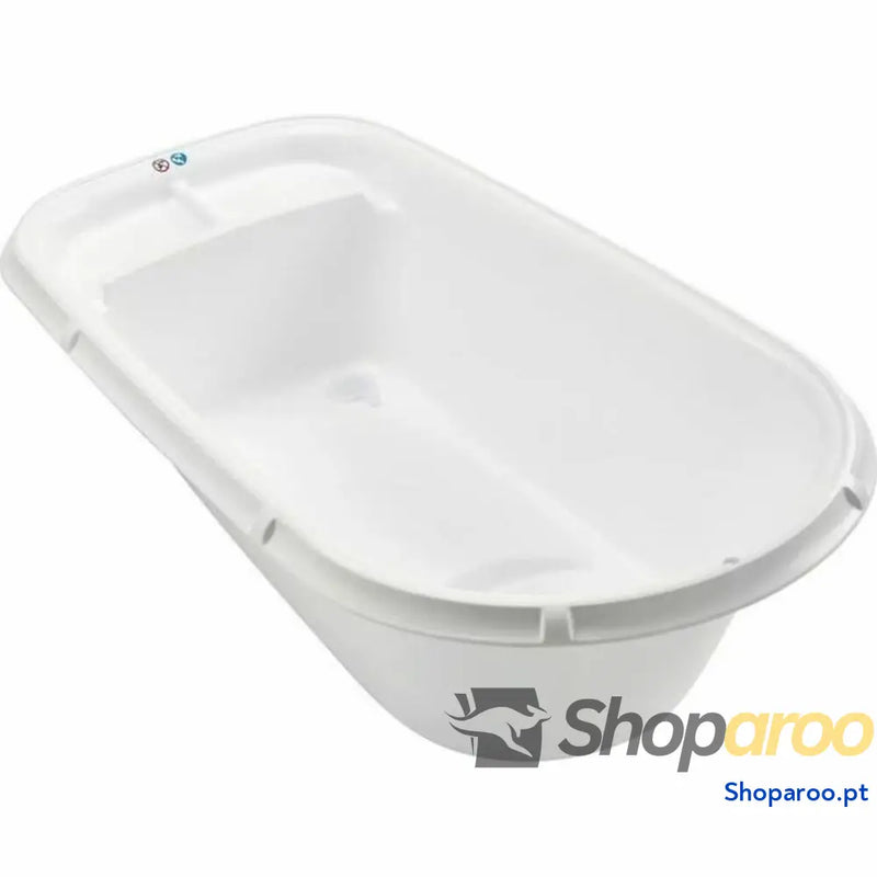 Banheira ThermoBaby Luxury  White Lilly Branco 44,5 x 26 x 86 cm