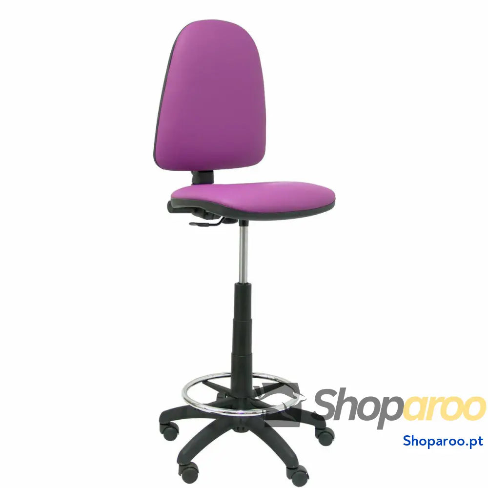 Banqueta Ayna Piqueras y Crespo 4CPSPMO Roxo PVC Pele sintética
