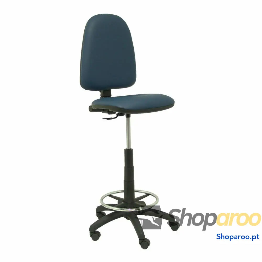 Banqueta Ayna Piqueras y Crespo CPSPAZM Azul Marinho PVC Pele sintética