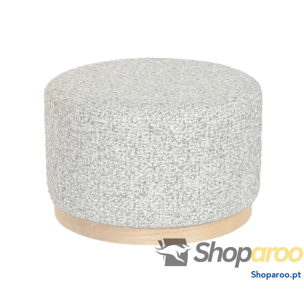 Banqueta DKD Home Decor 48 x 31 cm Cinzento claro