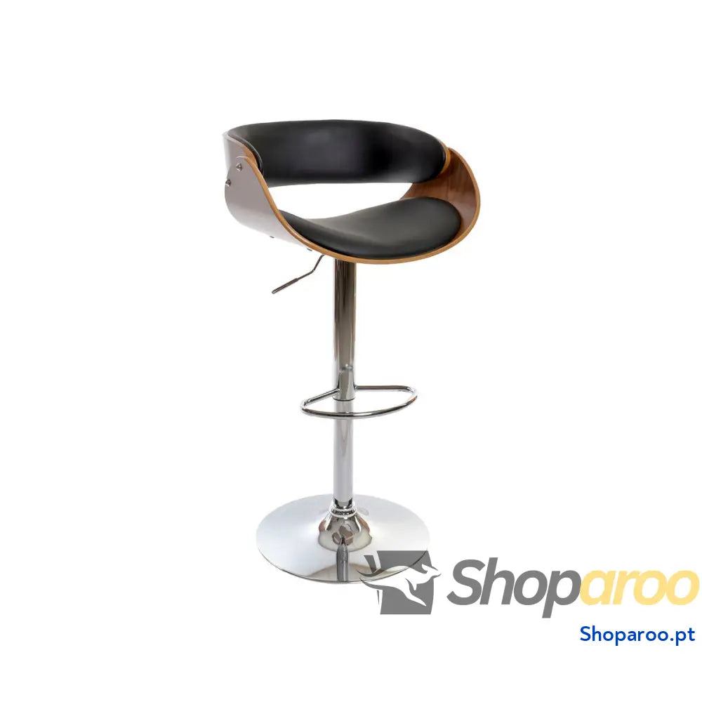 Banqueta DKD Home Decor Castanho Preto Nogueira 54 x 53 101,5 cm