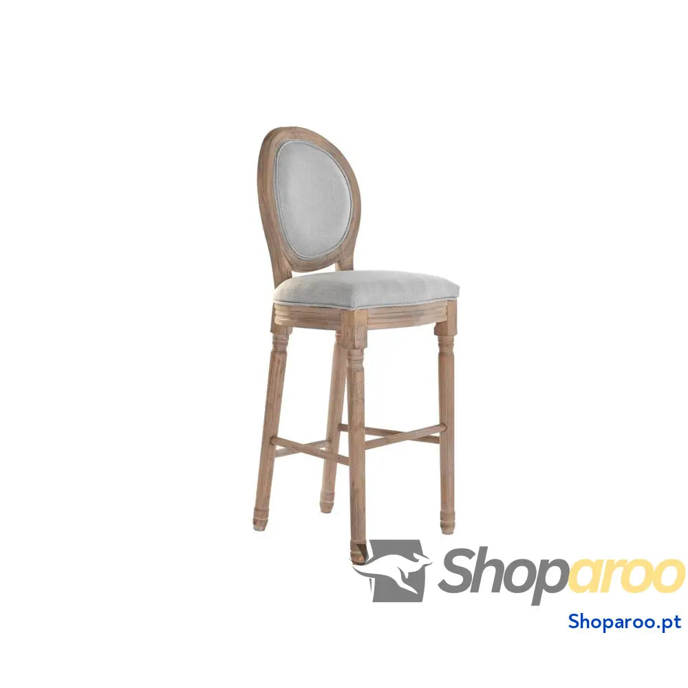 Banqueta DKD Home Decor Cinzento claro Abeto 48 x 42 121 cm