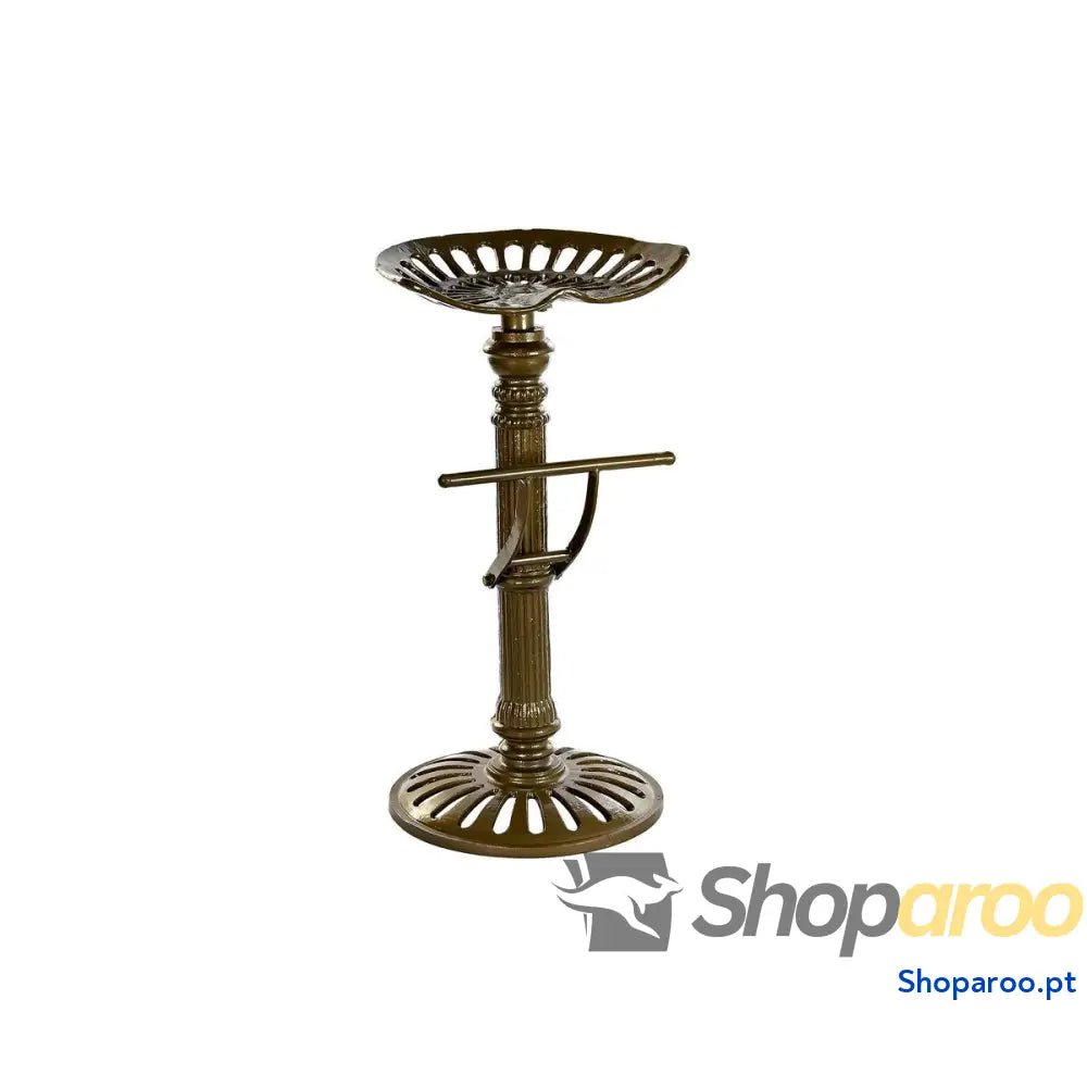 Banqueta DKD Home Decor Dourado Metal (44 x 33 82 cm)