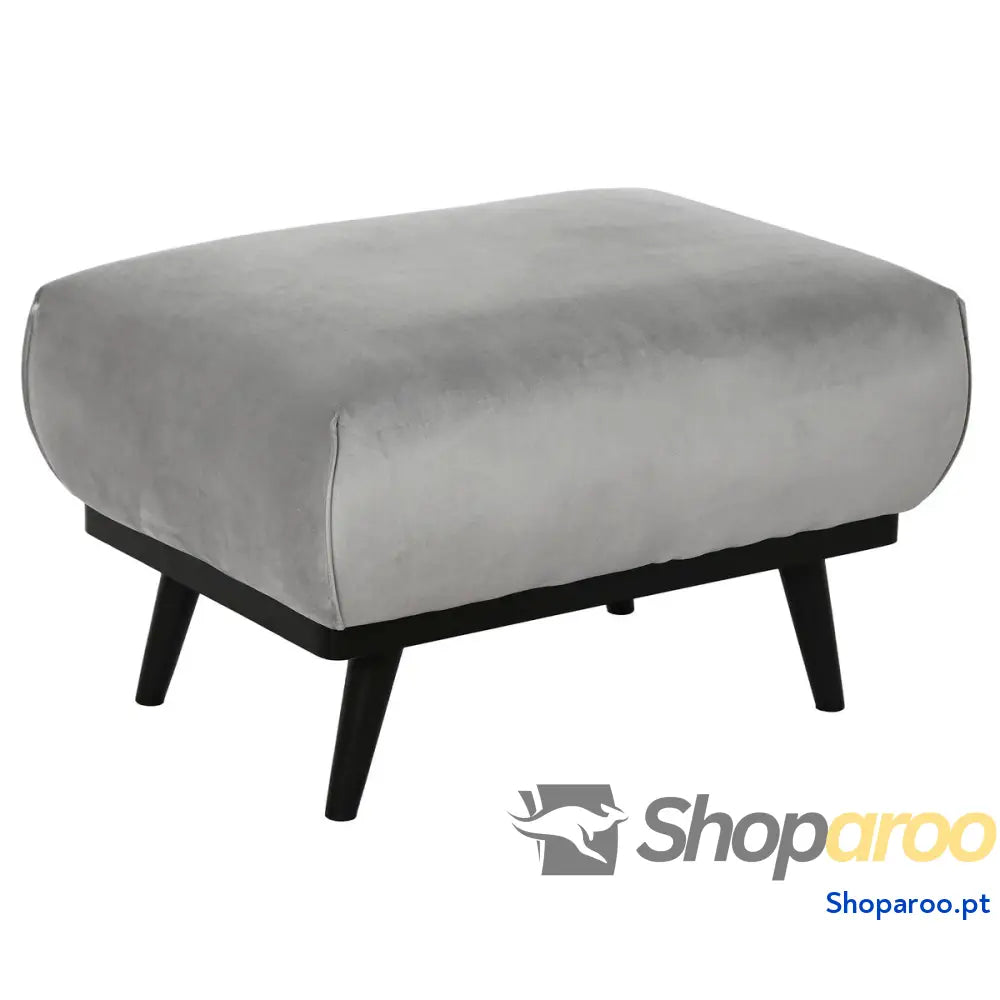 Banqueta DKD Home Decor Preto Cinzento 70 x 50 42 cm