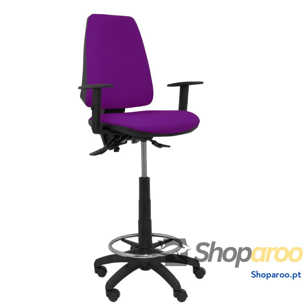 Banqueta Elche Piqueras y Crespo 60B10RN Roxo PVC